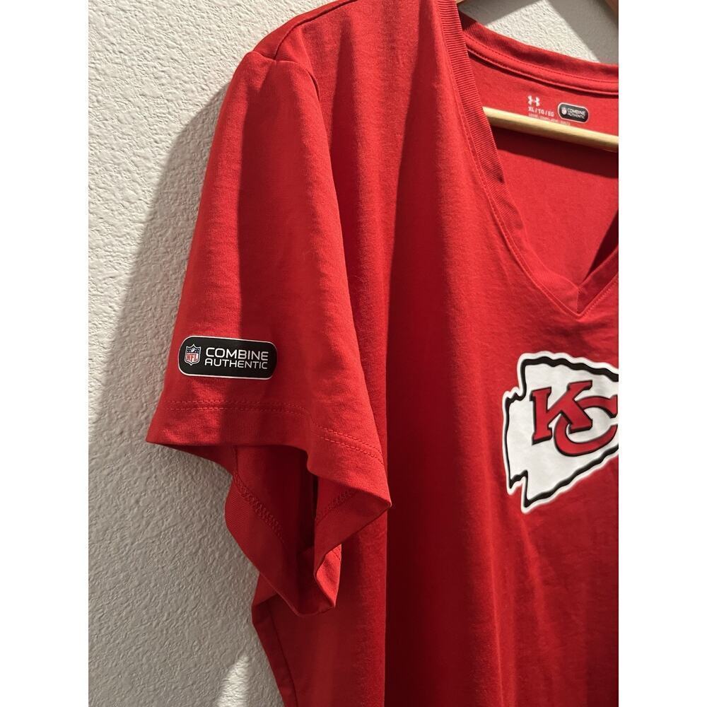 Kansas City Chiefs T Shirt Womens XL Red - Picture 3 of 6